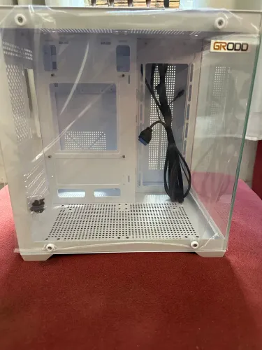 Gabinete branco gamer mid tower para placa micro atx