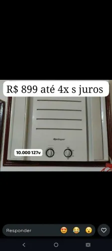 Ar condicionado 10.000 btus 127v Springer