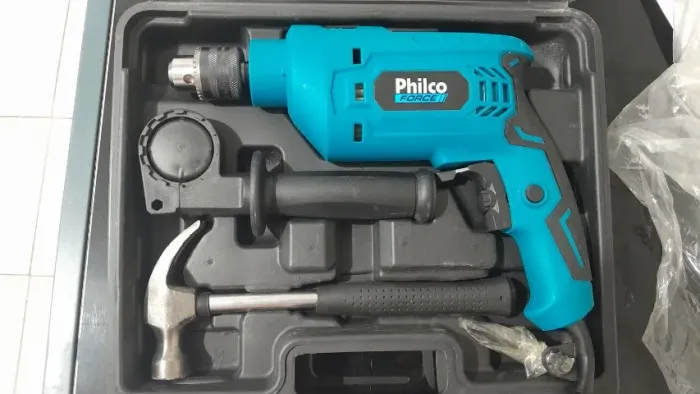 Furadeira Parafusadeira Philco 650w de Potência
