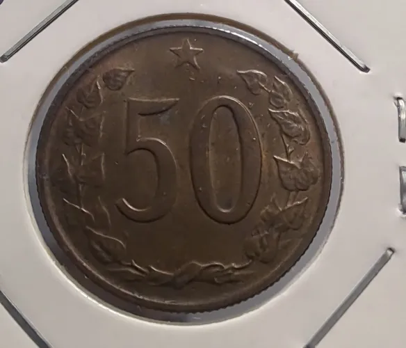 Moeda Tchecoslovaquia 1963 +1 brinde