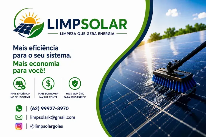 Limpeza de placa solar!
