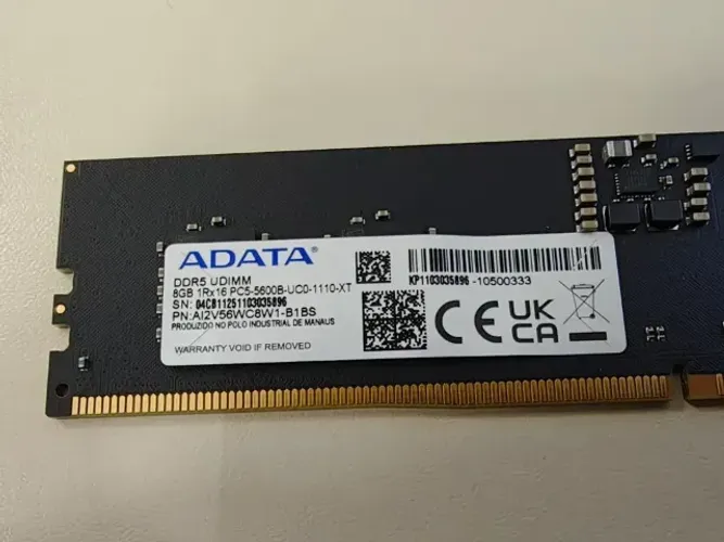 Memória DDR5 16GB UDIMM | Rápida 4800-5600MHz