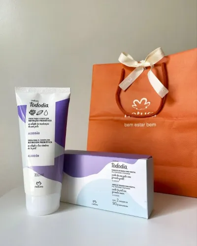 Kit Presente Algodão Natura