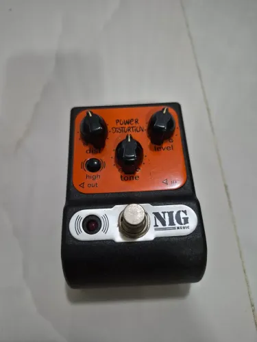Pedal de Guitarra Power Distortion NIG Pocket - Timbre profissional estilo DS?1!