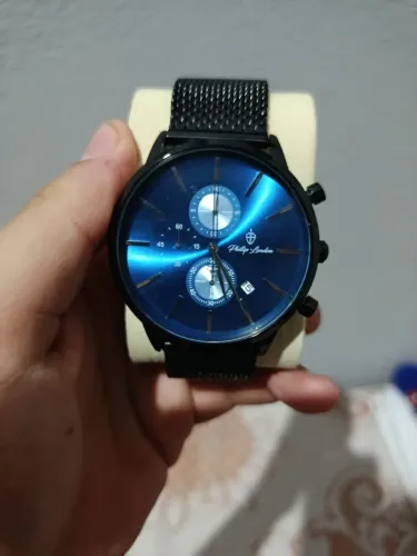 Relógio Philip London Lancelot navy Black 