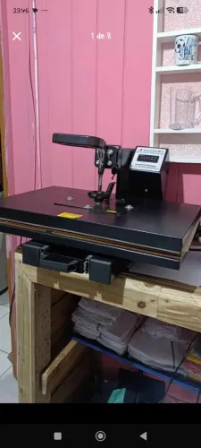 Prensa térmica para sublimação maqmei 40x60