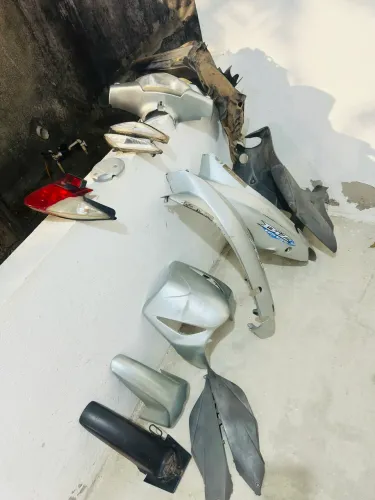 350,00 Carenagem completa original honda biz ks 125 2006 prata