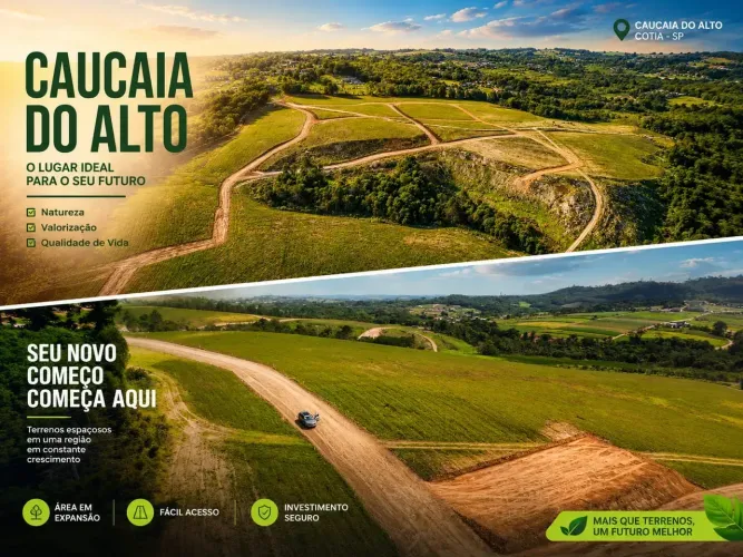 Residencial Fechado em Caucaia do Alto | Lotes de 500m² com Lazer Completo!