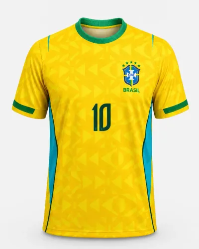 Camisa do Brasil Verde e Amarela Clássica