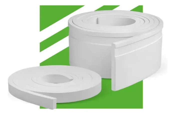 Rodapé de Eva Flexível Alto Colante Branco