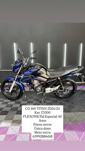 CG 160 TITAN 2024/24 km: 17.000