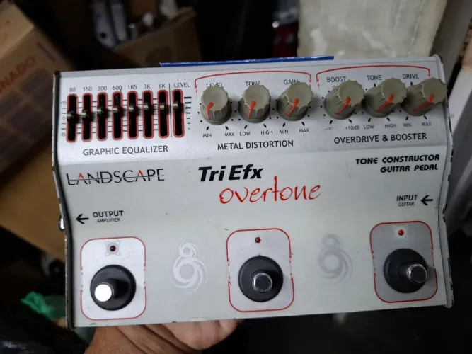 Pedal Triefx Overtone Landscape Equalizador Metal Booster