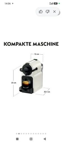VENDE-SE CAFETEIRA NESPRESSO INISSIA 