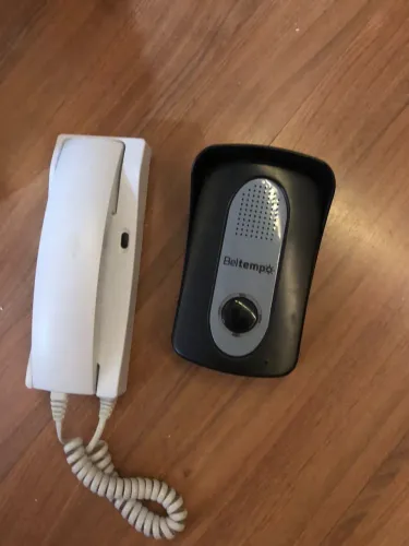Fechadura inox eletrônica + interfone