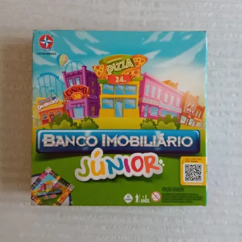 Banco Imobiliário Júnior Estrela - jogo de tabuleiro (novo / lacrado)