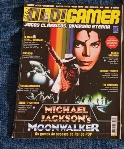 Revista Old Gamer Nº 1 Michael Jackson Moonwalker ( Sem Pôster )