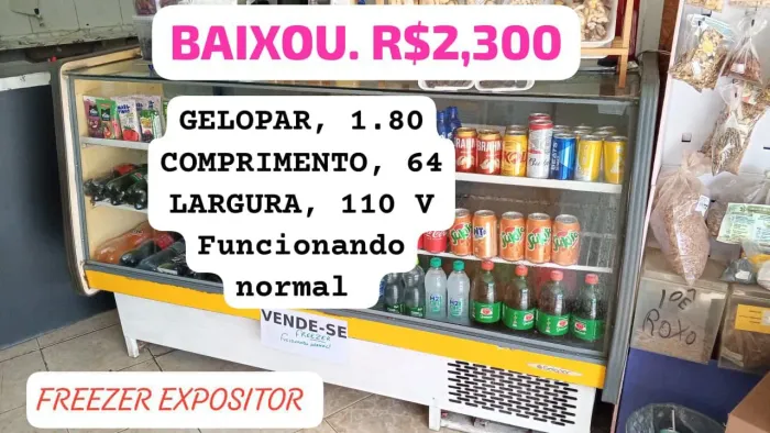 FREEZER HORIZONTAL EXPOSITOR