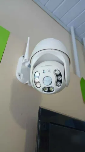 Camera instalada sem fio Wifi Robozinho c/ microfone e auto falante