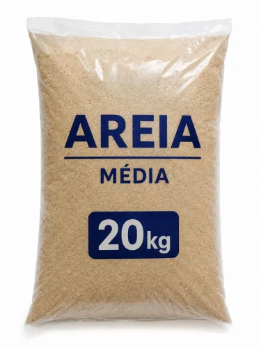Areia Ensacada Lavada 20kg