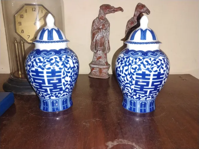 Par de Vasos chineses gengibre séc.XVIII