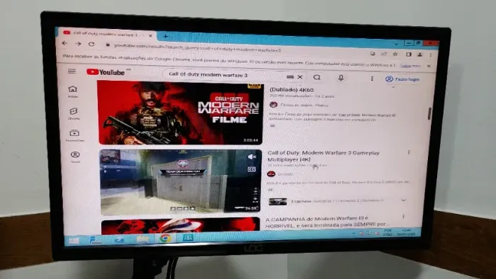 Monitor LED 21.5" FullHD, HDMI e VGA