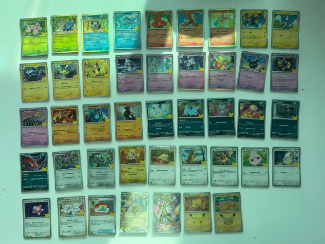 Cards TCG Pokémon 30 anos (Celebrações) - 43 cards