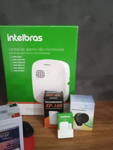 Kit Central de alarme semi novo
