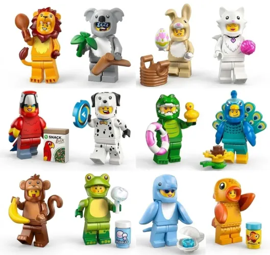 12 Bonecos LEGO Animais (ENCOMENDA)