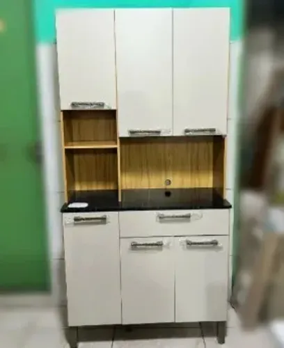 Sofisticação e Funcionalidade em Cada Detalhe: Conheça o Kit Cozinha Compacta Tannat Gold