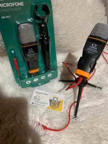 Microfone Para PC Onistek ON-917 P2 Imperdível!