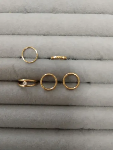 Kit de piercings Gold pvd