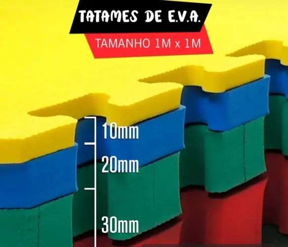Tatames para treino em EVA