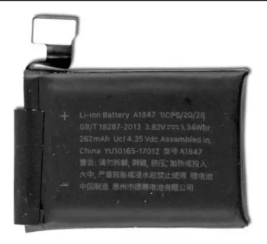 Bateria Apple Watch S3 38M