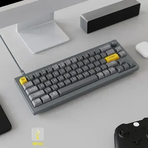 Teclado Mecânico Keychron Q2 QMK 65% com Knob - Gateron G Pro