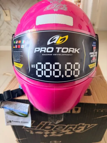 CAPACETE LIBERTY ROSA
