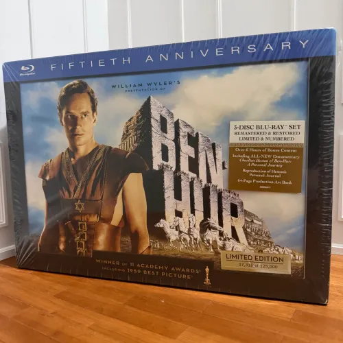 Ben-Hur Box Bluray 3 discos Lacrado Dub Leg