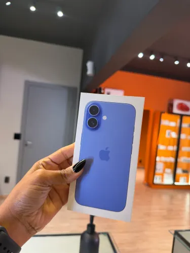 IPHONE 16 128GB AZUL NOVO LACRADO | GARANTIA DE 1 ANO APPLE ACOMPANHA NF