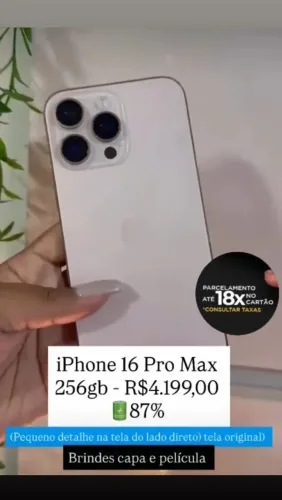 iPhone 16 pro max 256gb