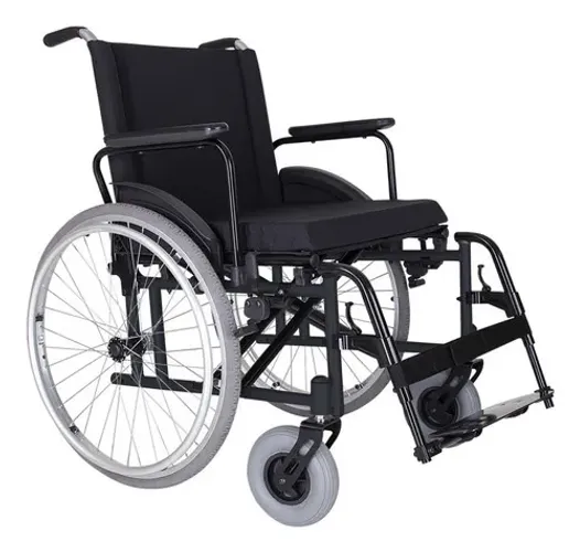 Cadeira de Rodas Ortomobil MA3 Slim 44cm Preta NOVA