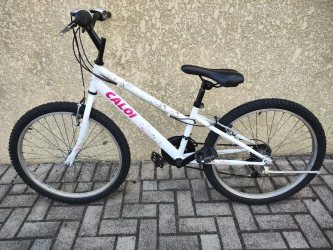 Bicicleta aro 24 Caloi Ceci,21V,Freios V-brake! Revisada!Semi Nova!