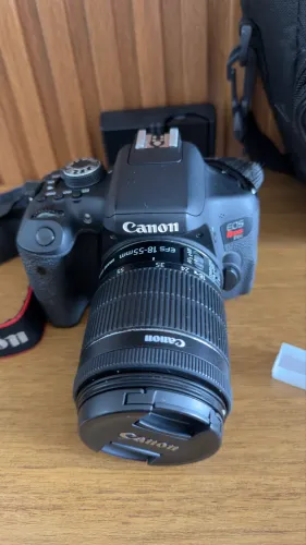 Canon Eos Rebel T6i / 18-55mm + Bateria Extra E Sd 64gb - *9644 Cliks* - Sem WhatsApp ok?