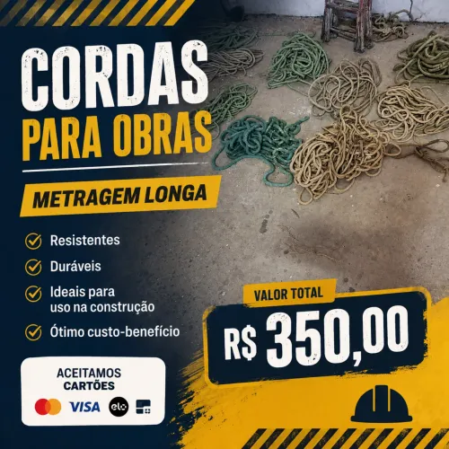 Cordas para obras - Construção Civil