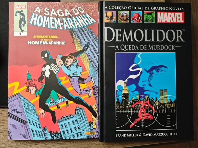 HQs Demolidor: A Queda de Murdock - Salvat + Saga do Homem Aranha Vol. 1