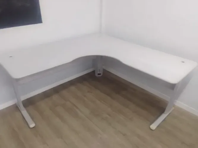 MESA ESCRITORIO EM L S/GAVETA