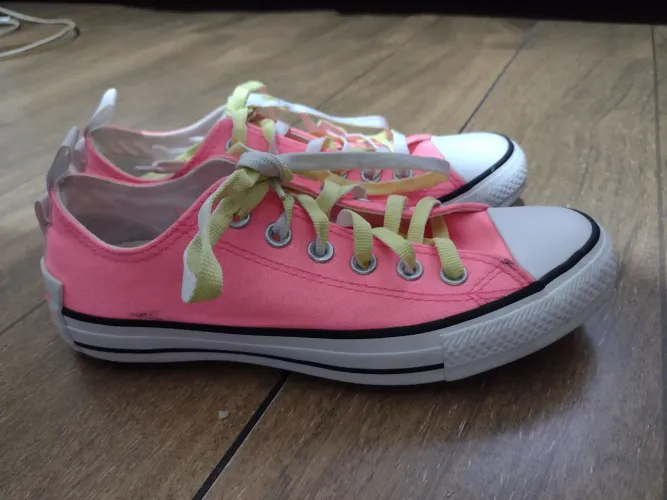 Tênis All Star Converse Rosa Neon