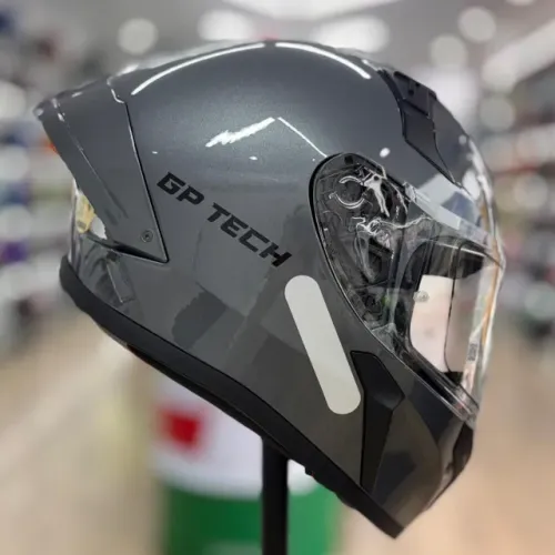 Capacete GP TECH  SENSE MONOCLOR CINZA MATT 12X NO CARTÃO