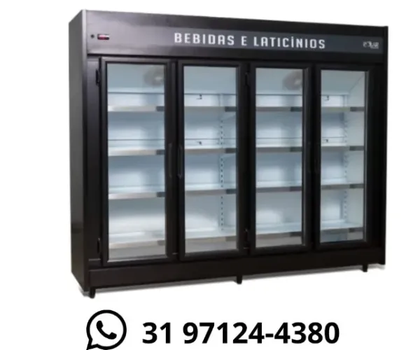 Refrigerador Expositor 4 Portas Polar 