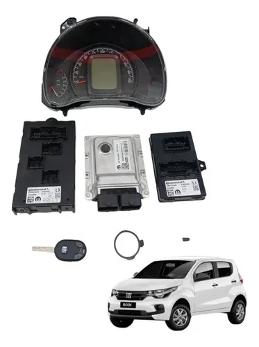 Kit Modulo Injeção Chave Code Painel Fiat Mobi 1.0 2020 2021