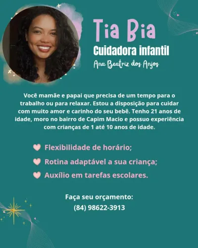 CUIDADORA INFANTIL 