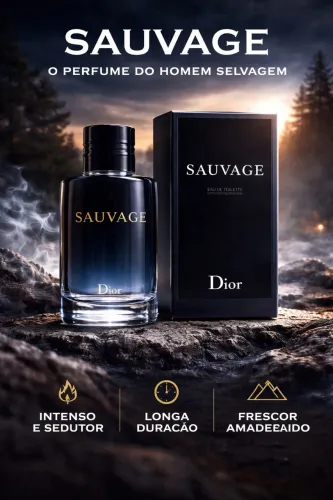 Perfume Dior Sauvage Eau de Toilette (EDT) Original - Masculino Importado